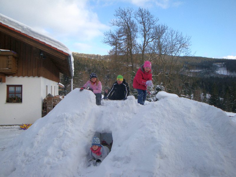 Ubytování Šumava - Šípková chalupa - zima